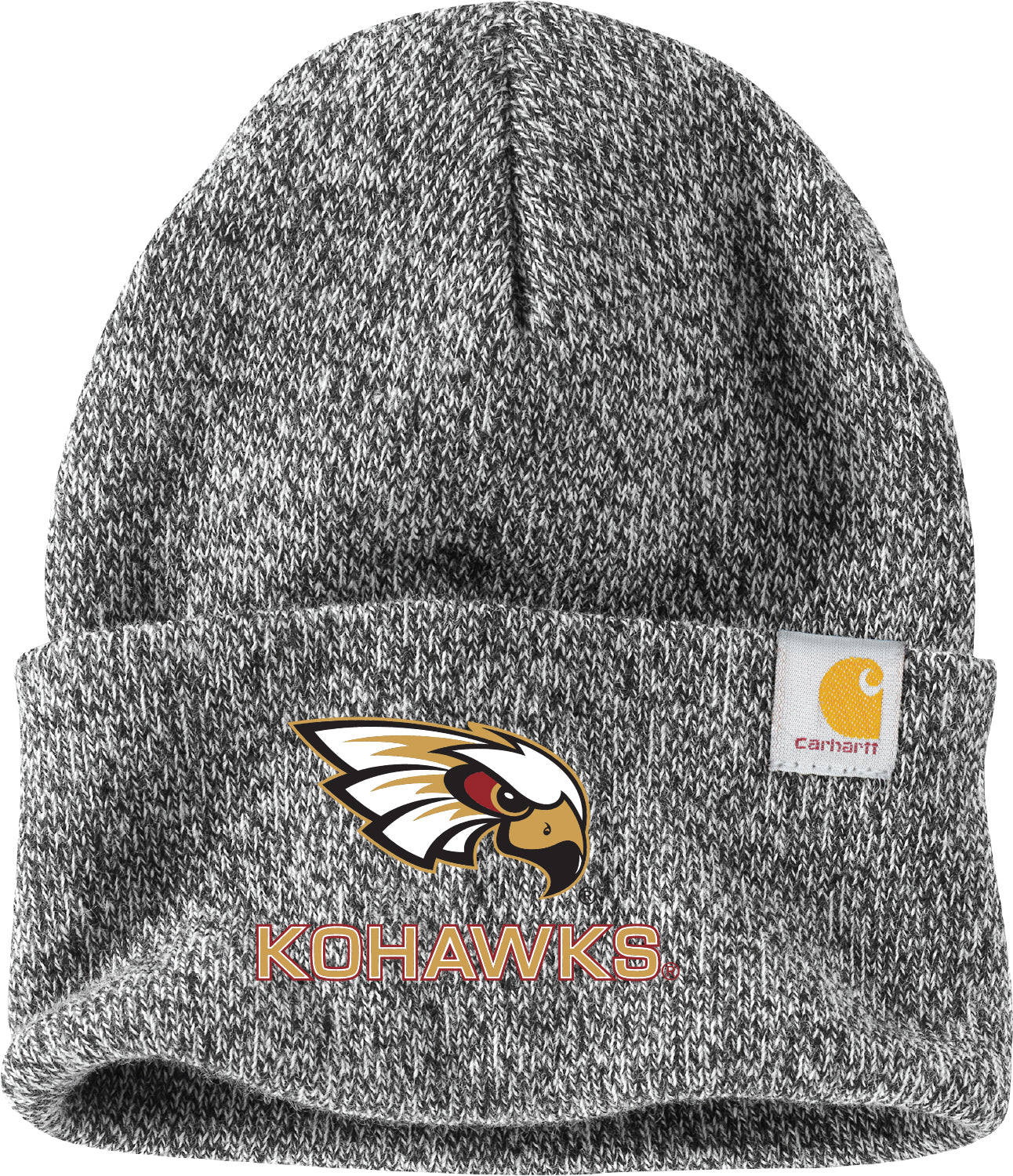 BLACK/WHITE CARHARTT BEANIE