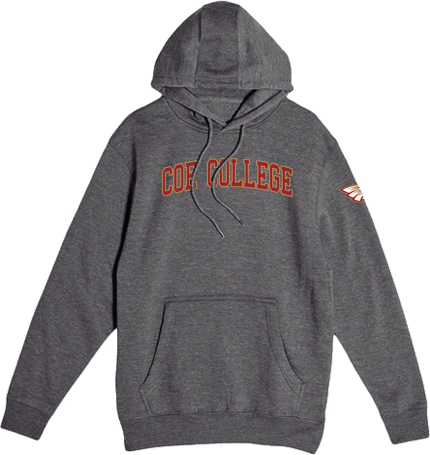 COE COLLEGE ARM HOODIE