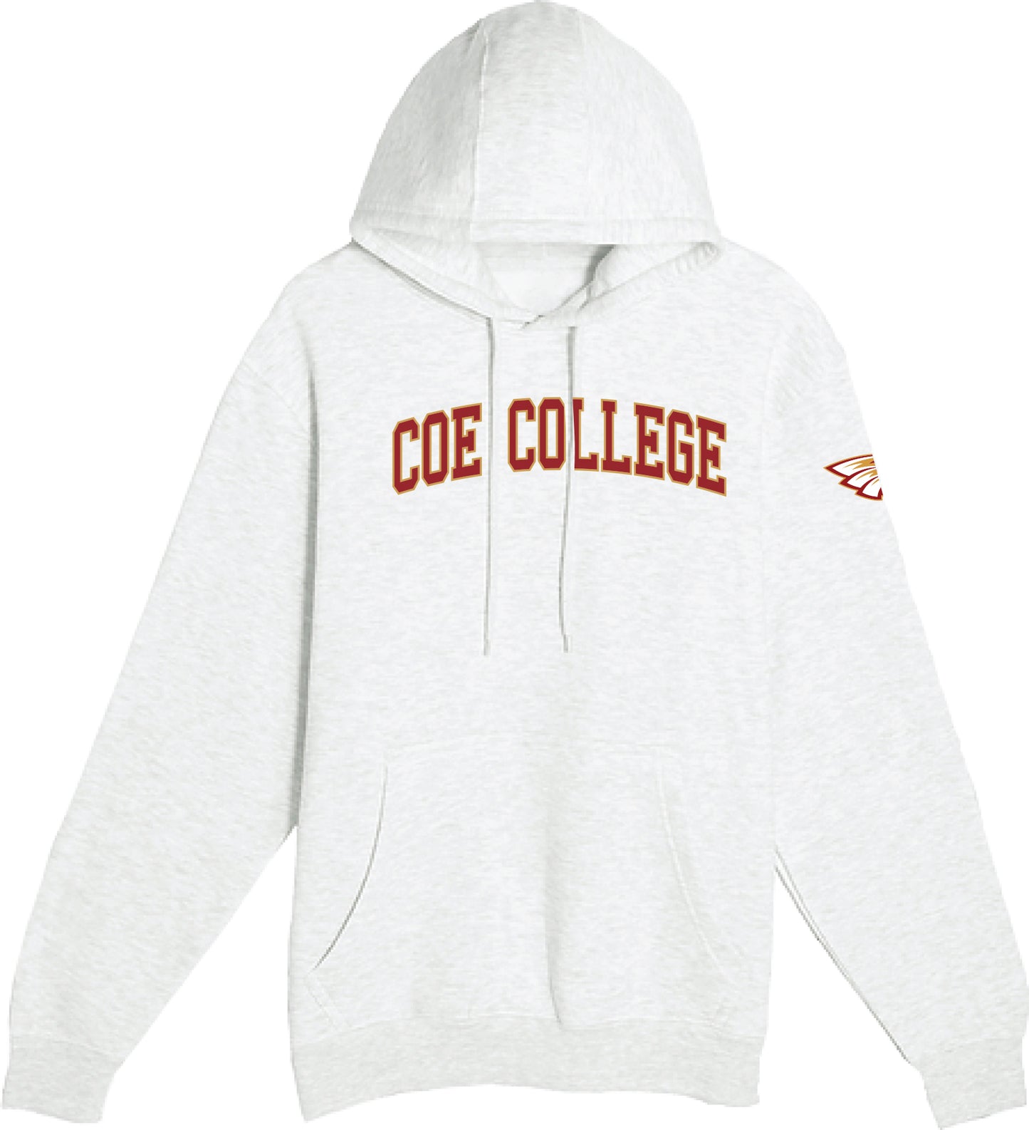 COE COLLEGE ARM HOODIE