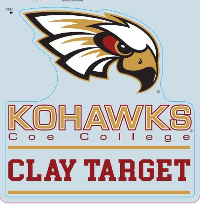 CLAY TARGET DECAL