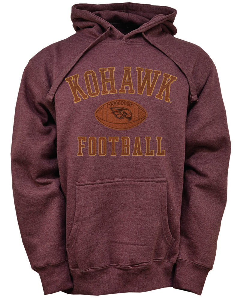 LEATHER FOOTBALL HOODIE