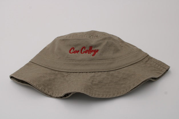 COE COLLEGE KHAKI BUCKET HAT