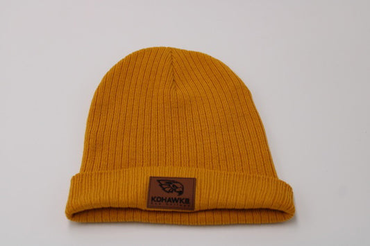 GOLD KNIT HAT