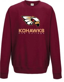 KOHAWK COLLEGIATE CREWNECK SWEATSHIRT