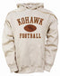 LEATHER FOOTBALL HOODIE