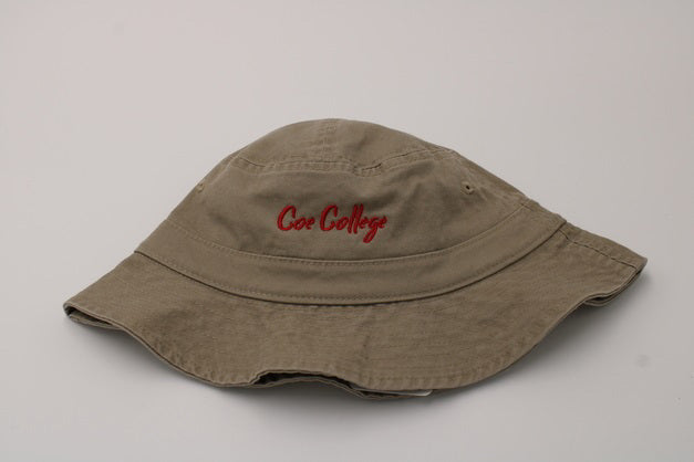 COE COLLEGE KHAKI BUCKET HAT